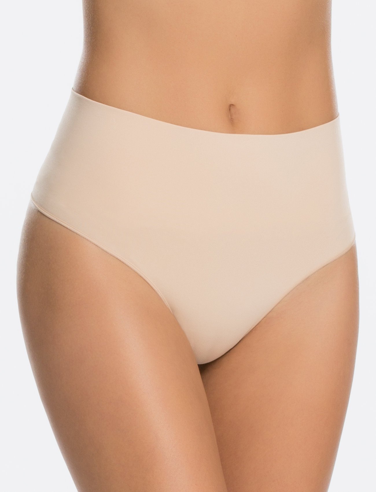 Spanx - Everyday Shaping Panties Thong - soft nude - 0