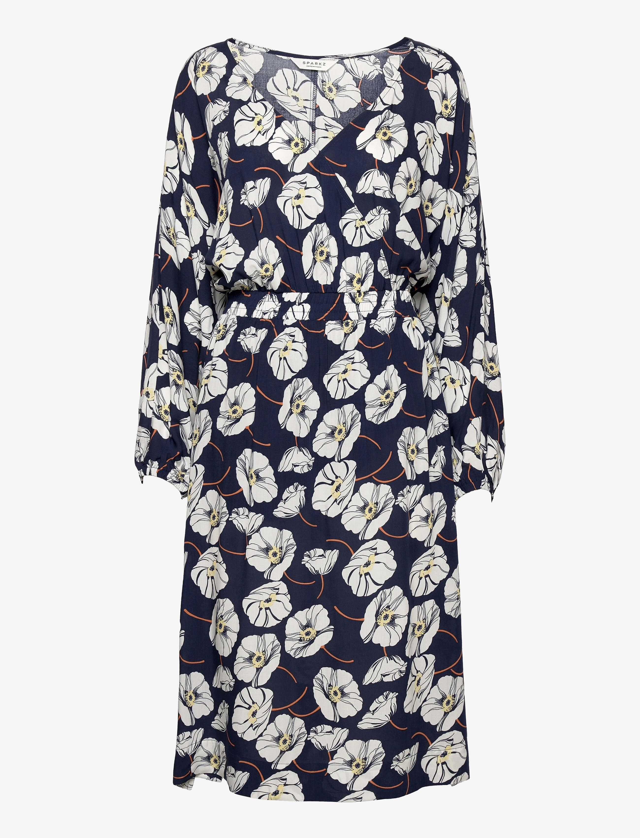 SPARKZ COPENHAGEN TIDA DRESS - SPARKZ COPENHAGEN - NAVY / black