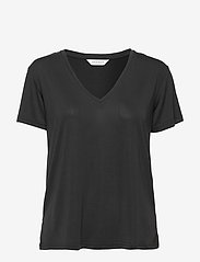 SPARKZ COPENHAGEN - PETTI V NECK TEE - laveste priser - black - 0