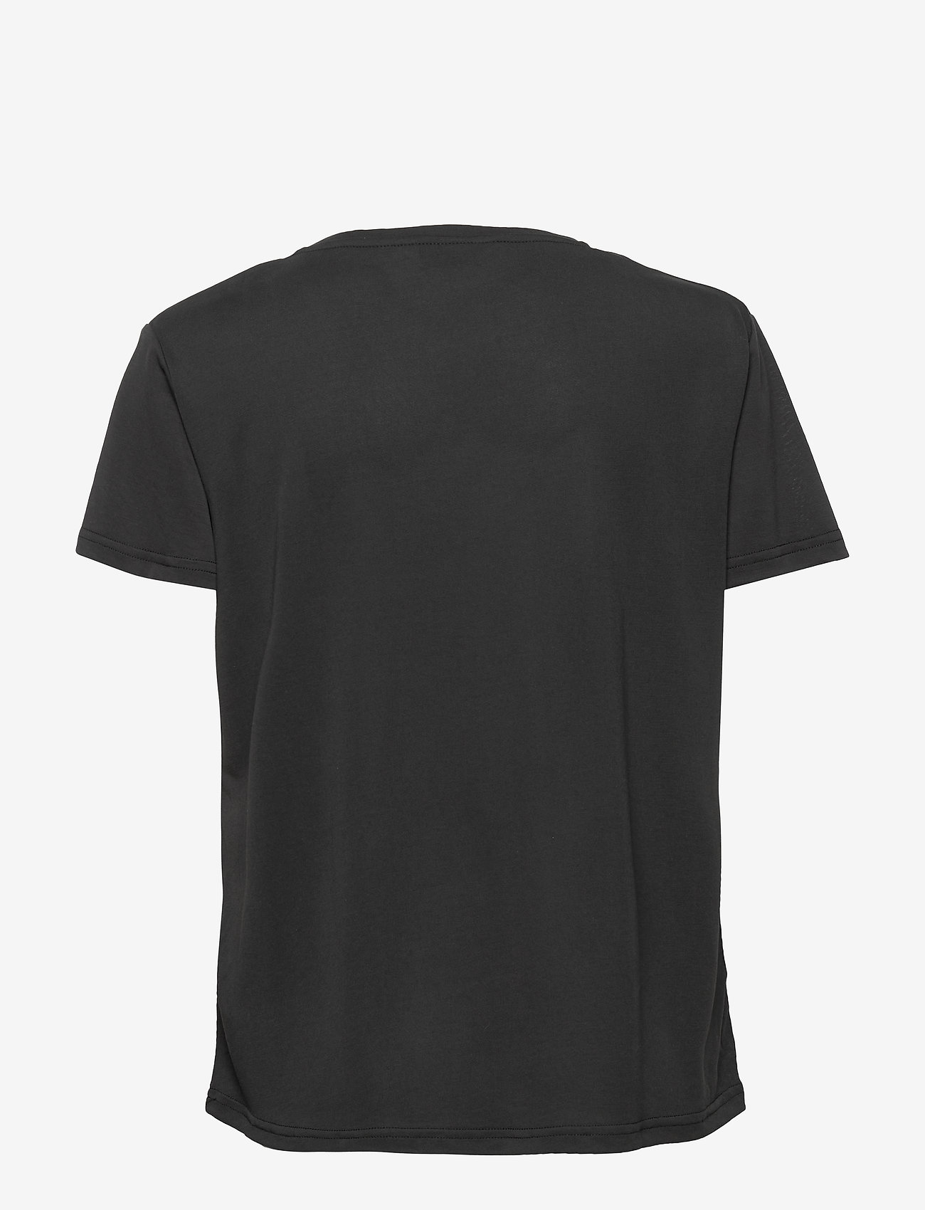 SPARKZ COPENHAGEN - PETTI V NECK TEE - t-shirt & tops - black - 1