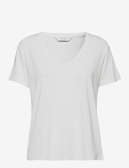 SPARKZ COPENHAGEN - PETTI V NECK TEE - t-shirt & tops - off white - 0