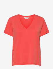 PETTI V NECK TEE - RED
