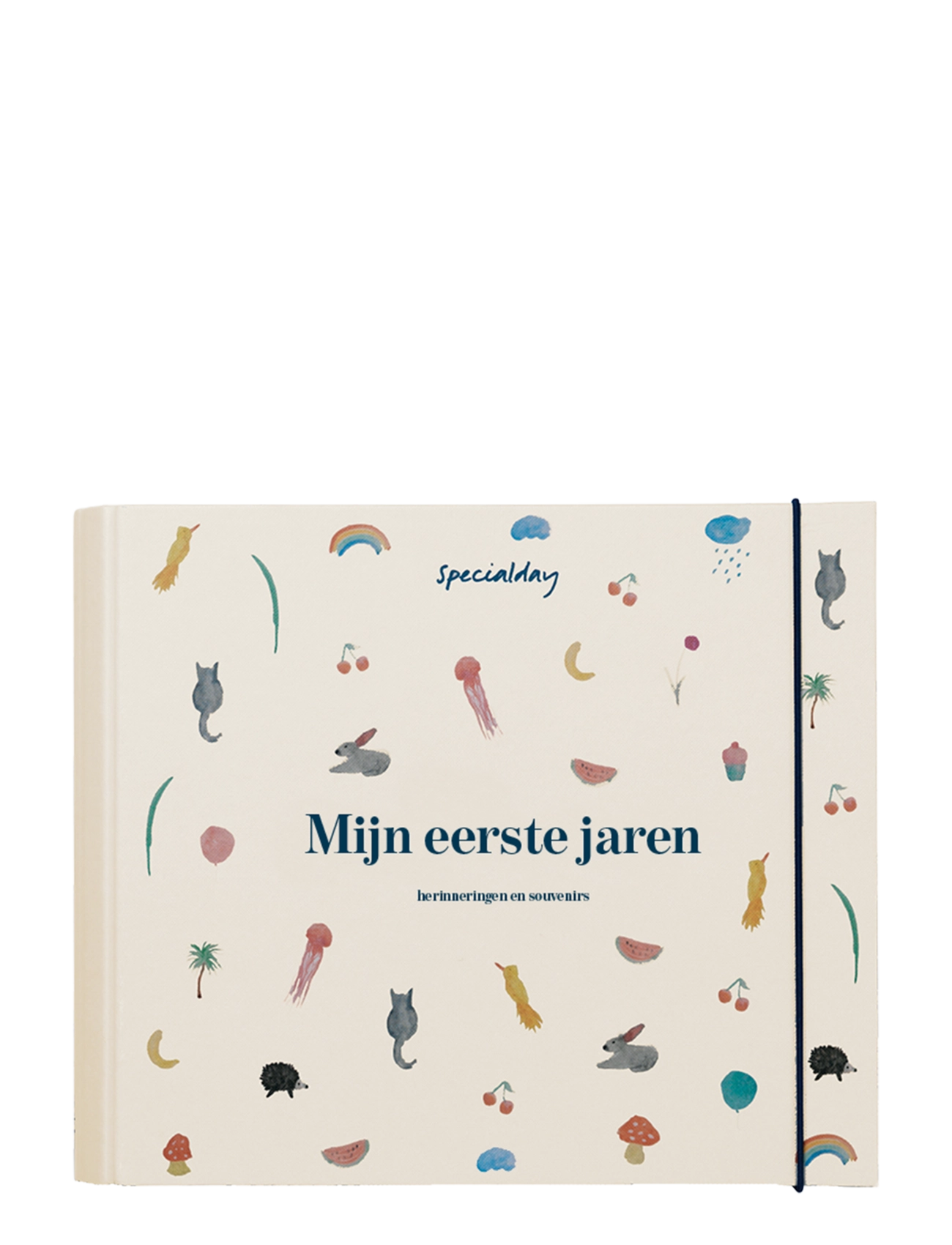 Specialday Baby journal Belgian/Dutch - Mijn eerste jahre cream album w. ringbinder function - Specialday - CREAM / cream