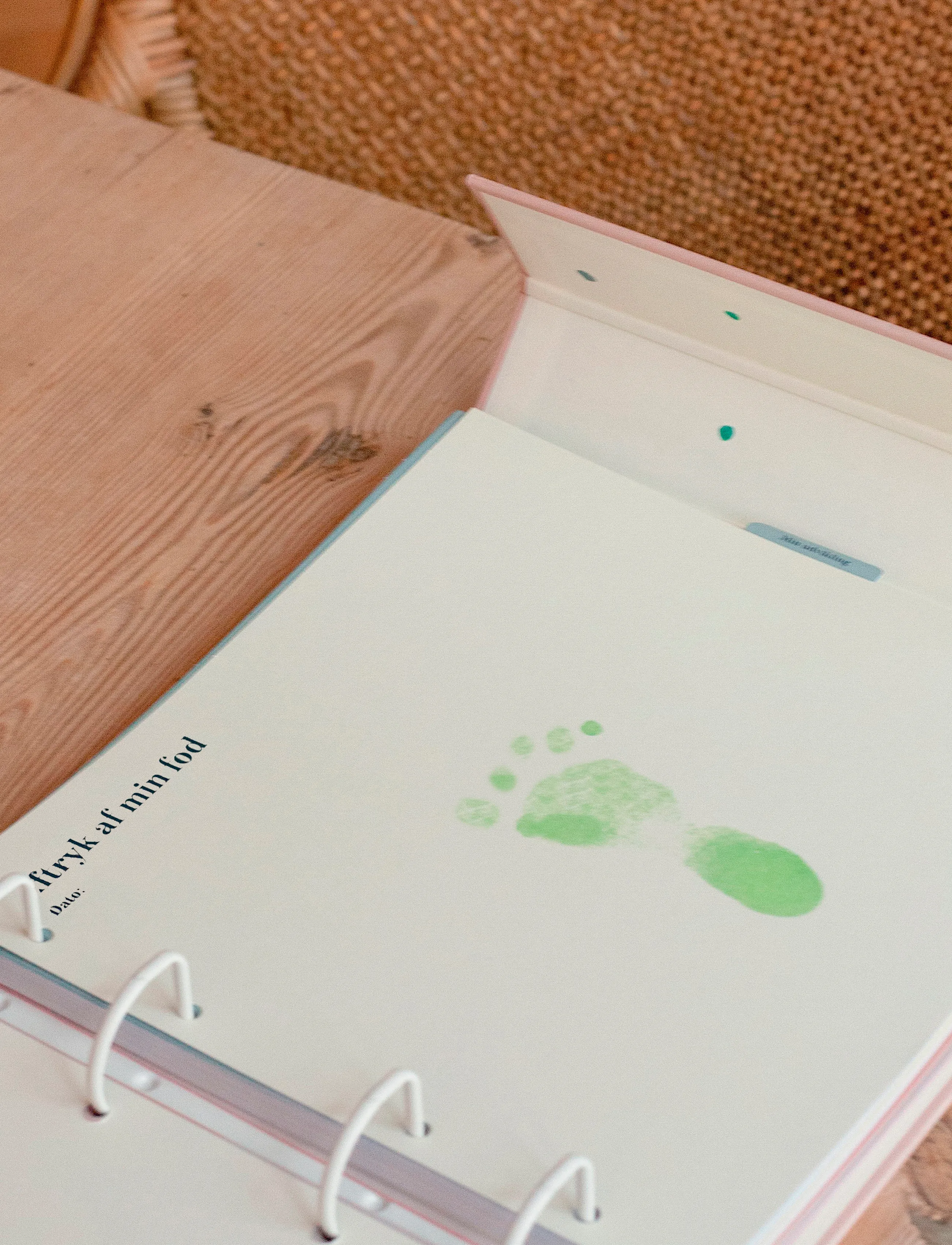Specialday - Hand & footprint set - my first year - green - 1