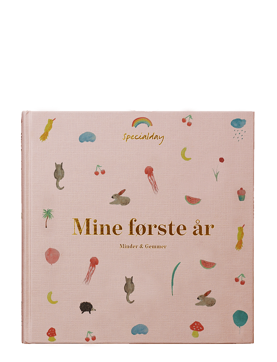 Specialday - Barnets bog Mine Første År - minder & gemmer - mein erstes jahr - rose - 1