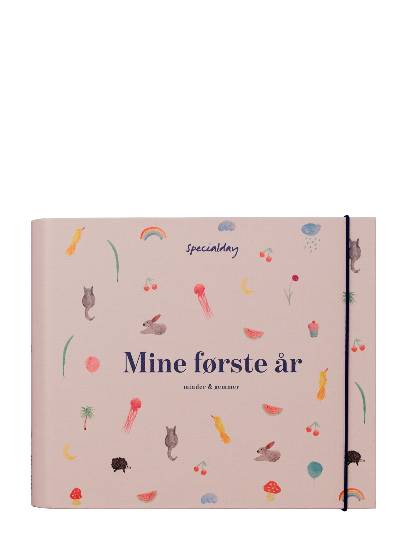 Specialday Barnets bog Mine første år - minder & gemmer album m. ringbind - Specialday - ROSE / pink/rose