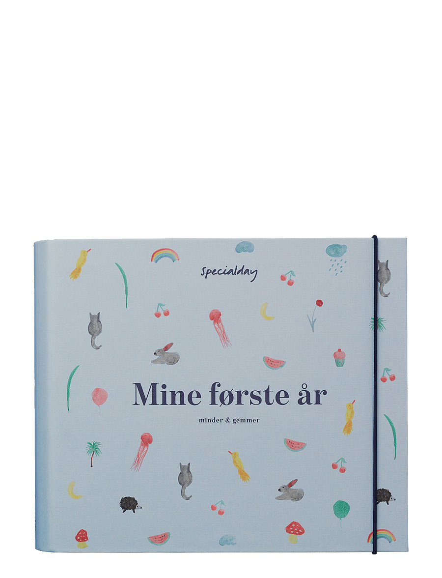 Specialday - Barnets bog Mine første år - minder & gemmer album m. ringbind - mein erstes jahr - blue - 1