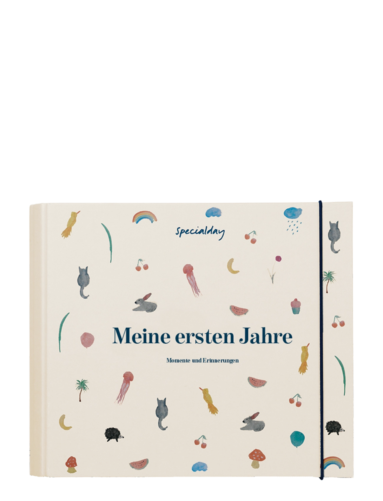 Specialday Baby journal German - Meine ersten Jahre cream album w. ringbinder function - Specialday - CREAM / cream