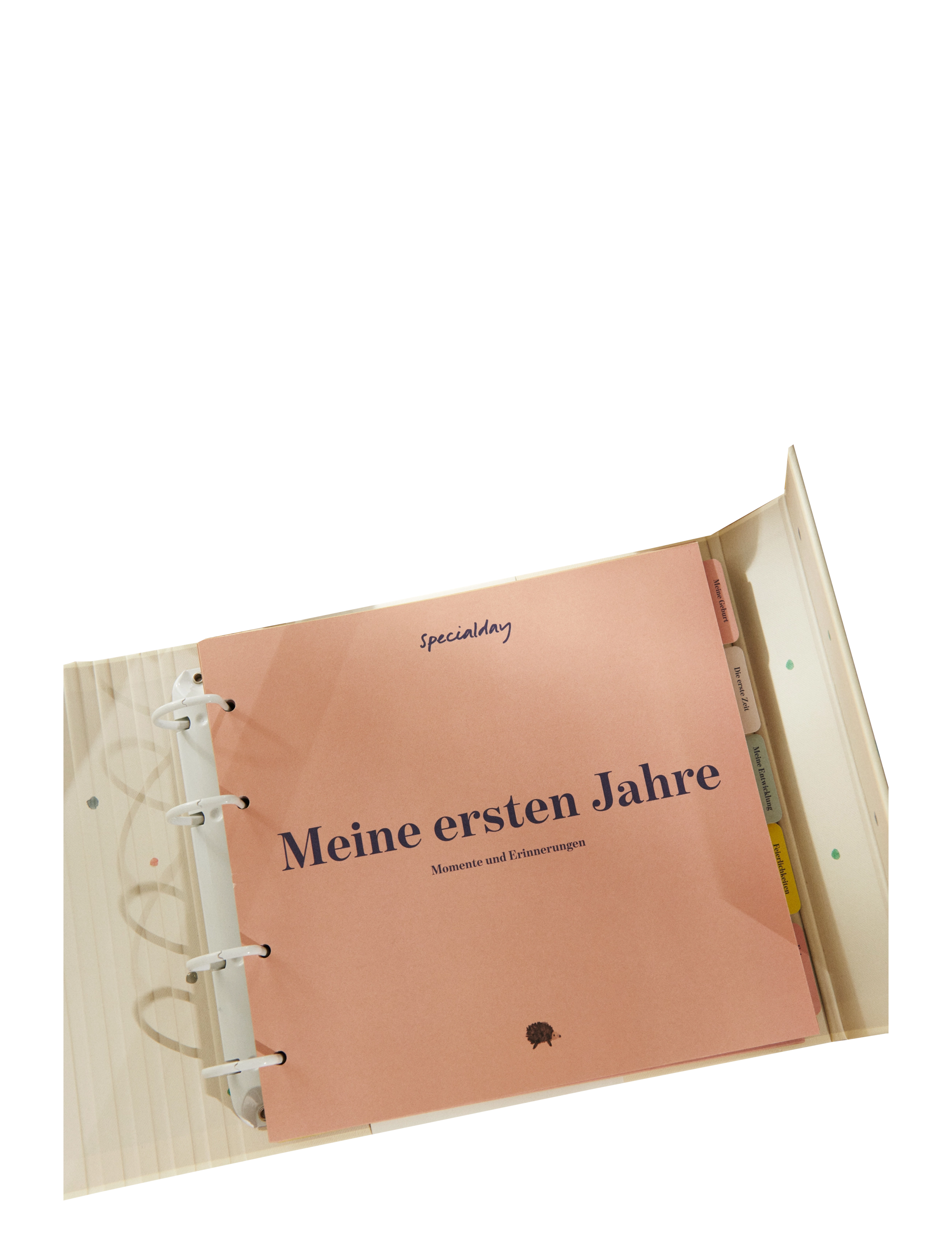 Specialday - Baby journal German - Meine ersten Jahre cream album w. ringbinder function - mein erstes jahr - cream - 2