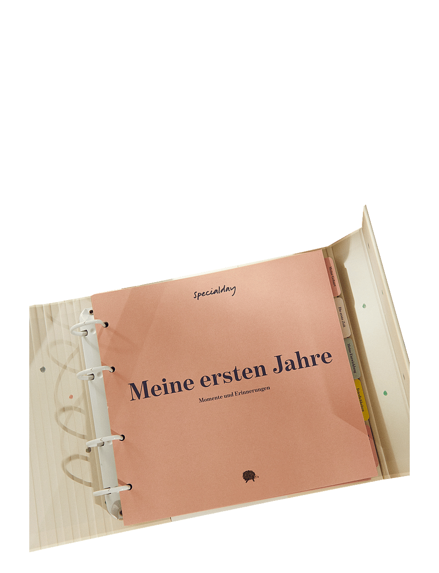 Specialday - Baby journal German - Meine ersten Jahre cream album w. ringbinder function - mein erstes jahr - cream - 2
