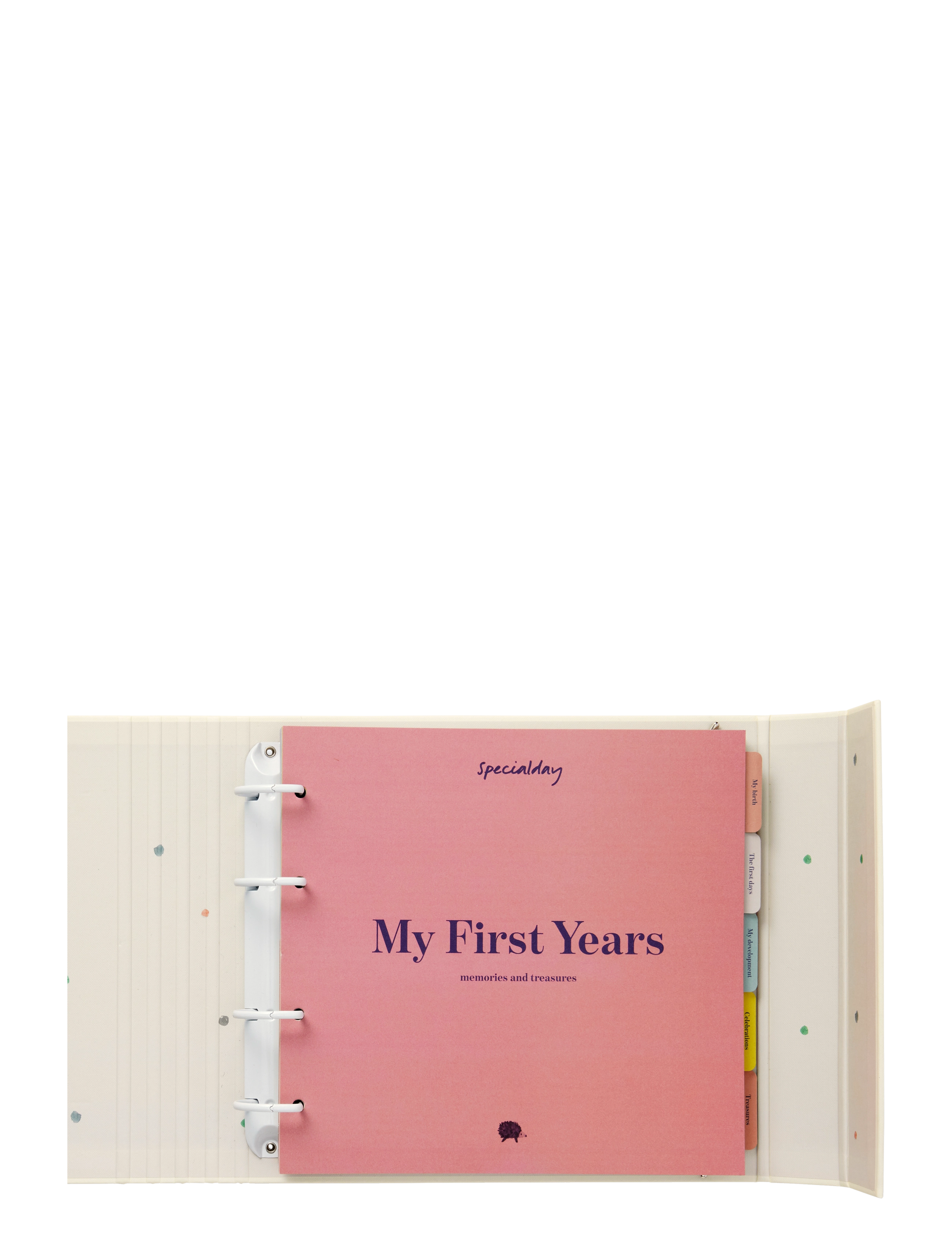 Specialday - Baby journal My First Years memories & treasures w. ringbinder function - my first year - cream - 1