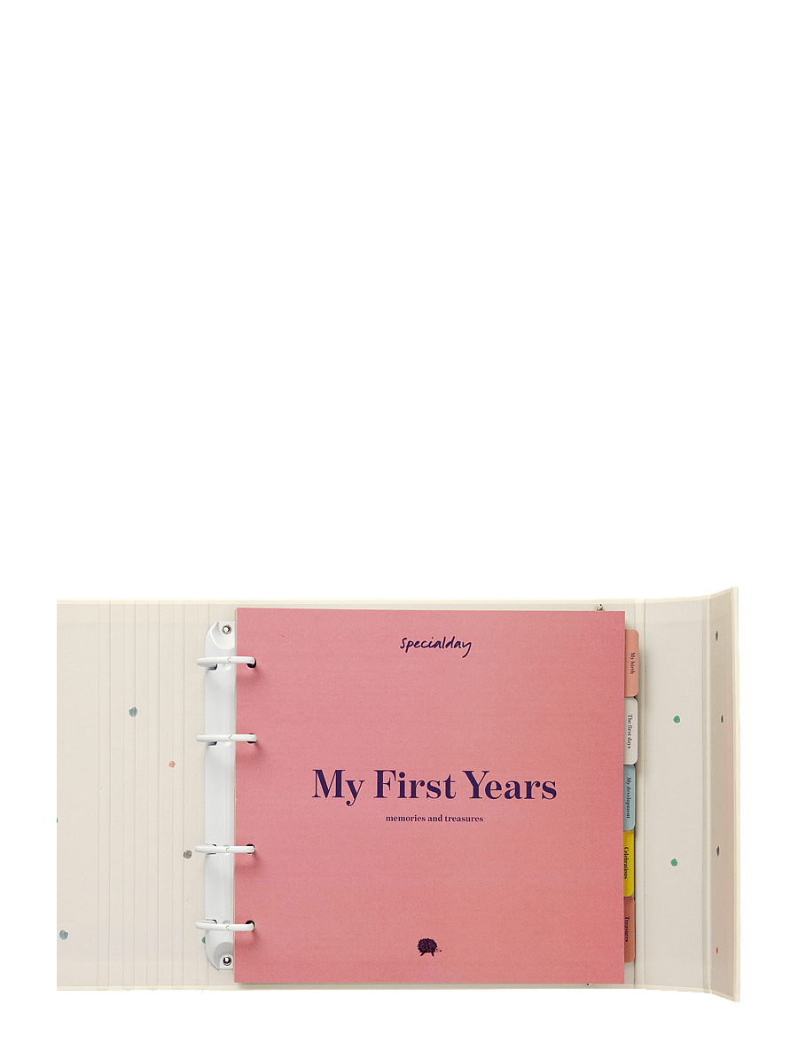 Specialday - Baby journal My First Years memories & treasures w. ringbinder function - mein erstes jahr - cream - 1