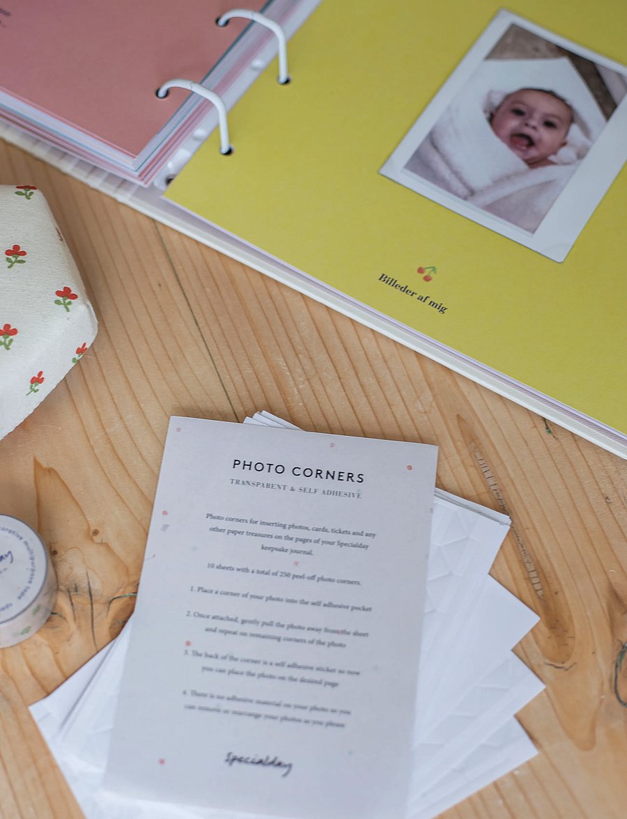 Specialday - Photo corners - mein erstes jahr - transparent - 0
