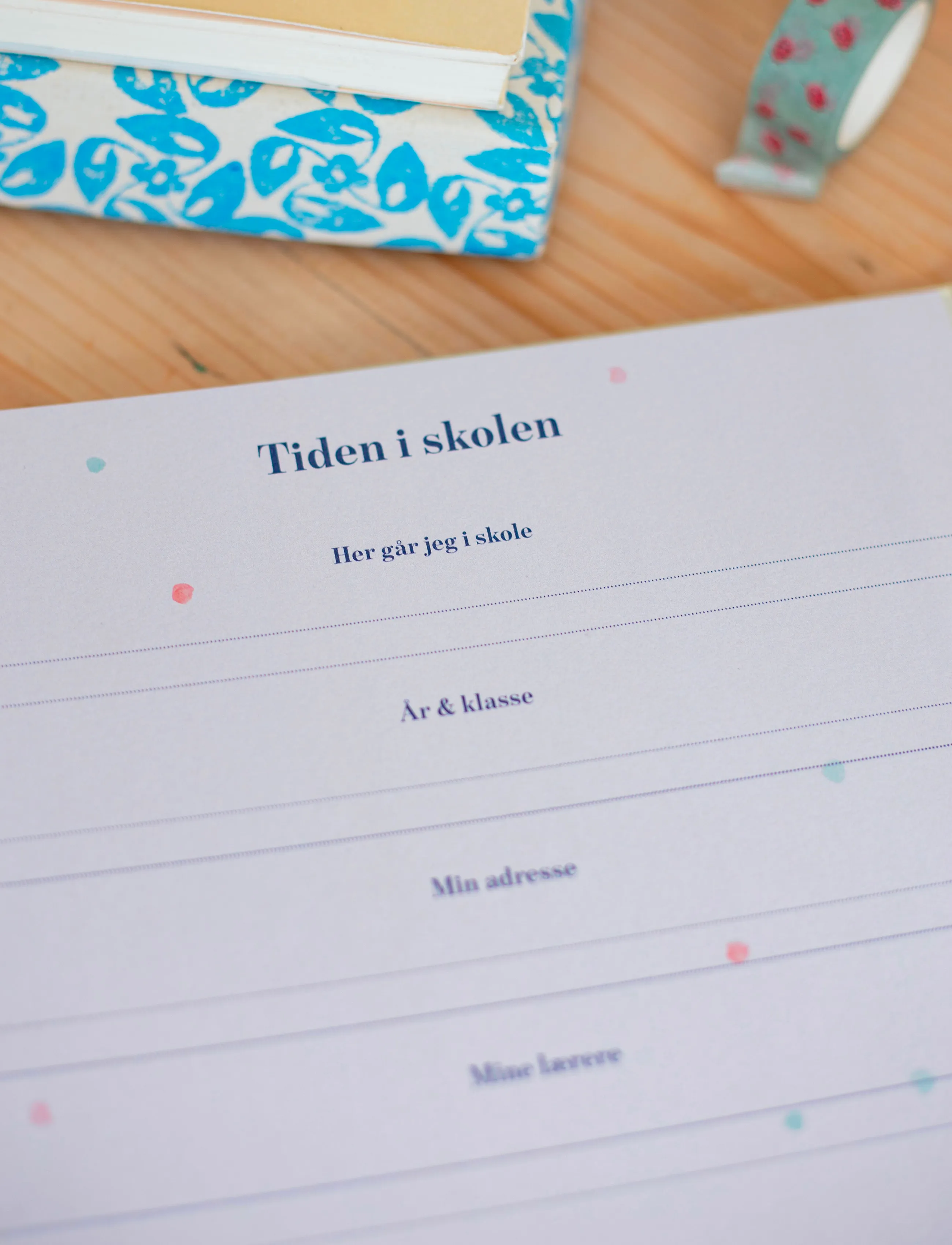 Specialday - Skolesider fra 0. til 9. klasse til Mine Første År med ringbind - my first year - multi - 1