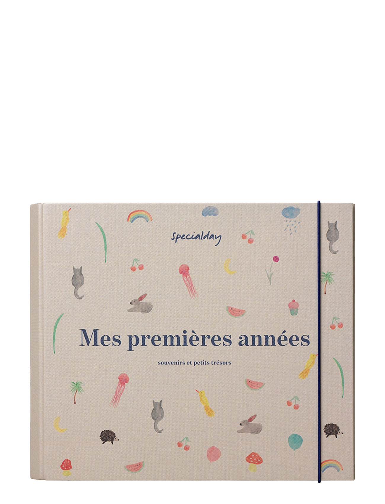 Specialday Baby journal French - Mes premières années beige album w. ringbinder function - Specialday - BEIGE / beige