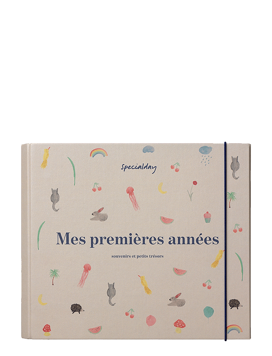 Specialday - Baby journal French - Mes premières années beige album w. ringbinder function - mein erstes jahr - beige - 1