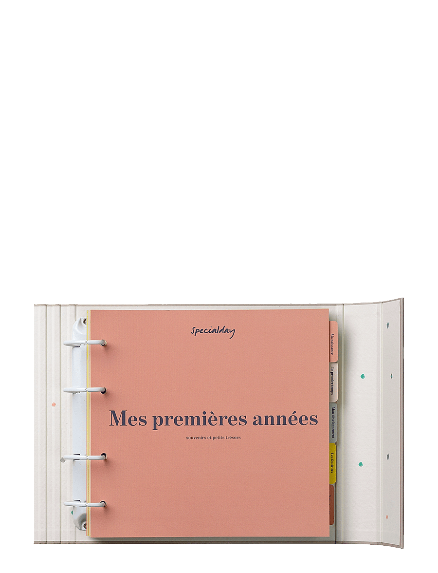 Specialday - Baby journal French - Mes premières années beige album w. ringbinder function - mein erstes jahr - beige - 2