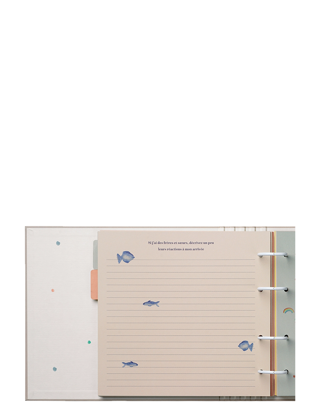 Specialday - Baby journal French - Mes premières années beige album w. ringbinder function - my first year - beige - 3