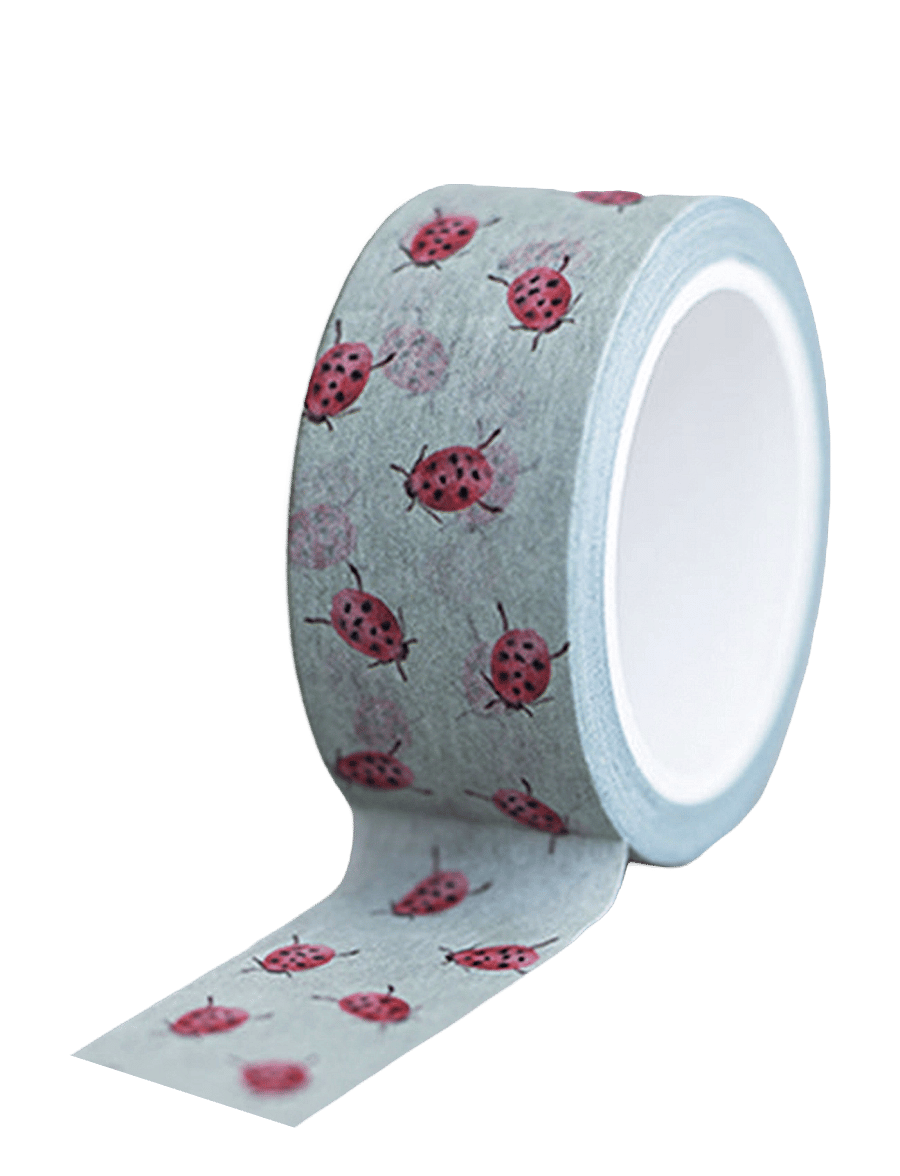 Specialday - Washi tape - ladybug - skrivesæt - green - 0