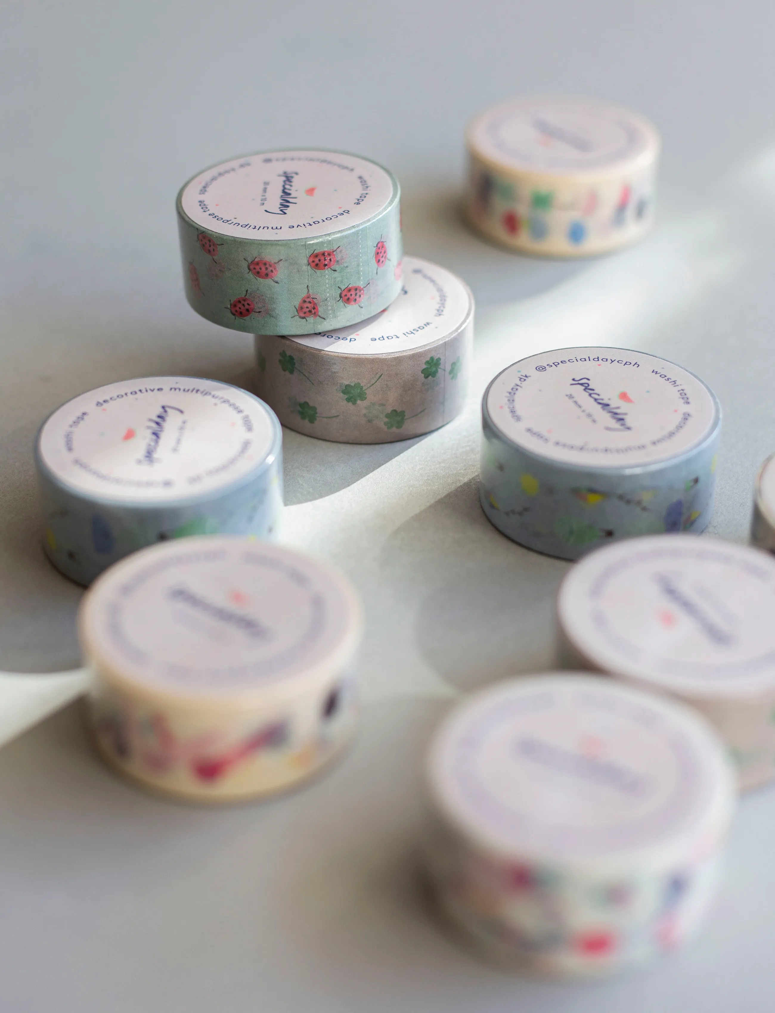 Specialday - Washi tape - air balloon - stationery - blue - 1