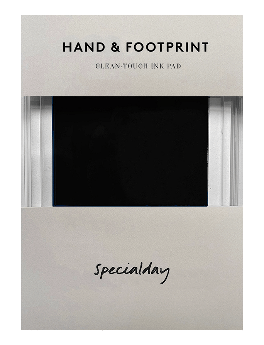 Specialday - Hand & footprint set - mein erstes jahr - black - 0