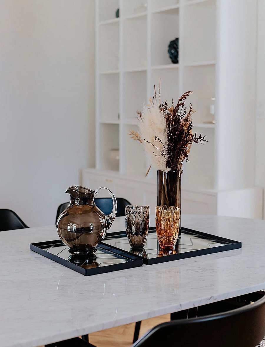Specktrum - The Herringbone Tray - tabletts - clear - 0