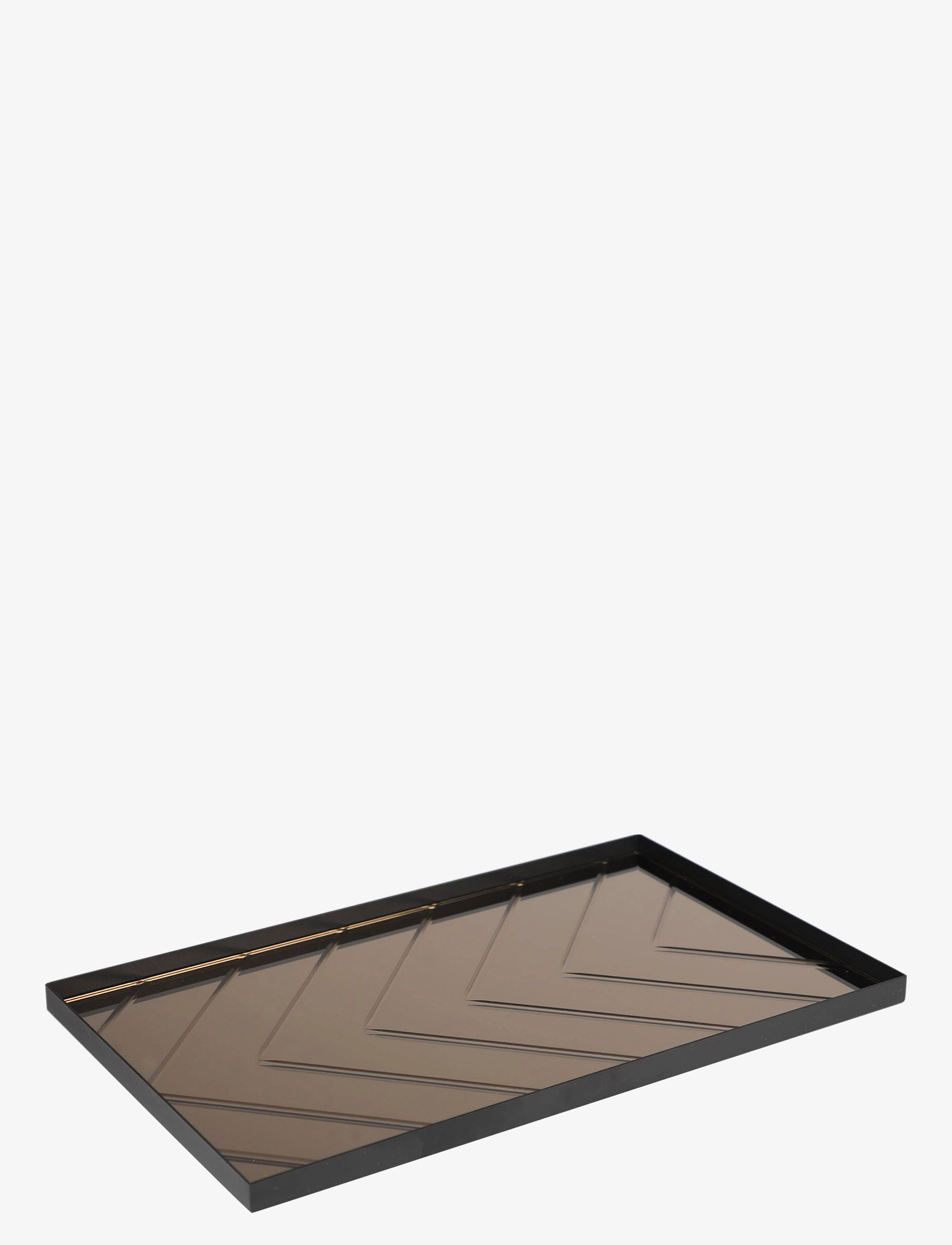 Specktrum The Herringbone Tray - Trays - BRONZE / brown