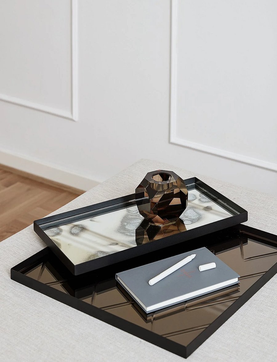 Specktrum - The Herringbone Tray - tabletts - bronze - 3