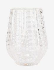 Twisted Drinking Glass - CLEAR