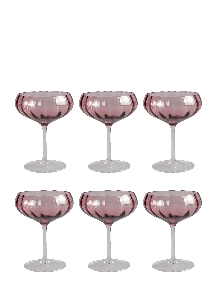 Specktrum - Meadow Cocktail Glass - 6 pack - kokteili- ja martiiniklaasid - plum - 1