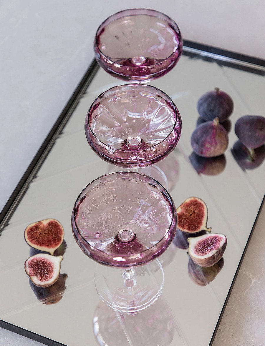 Specktrum - Meadow Cocktail Glass - 6 pack - kokteili- ja martiiniklaasid - plum - 3