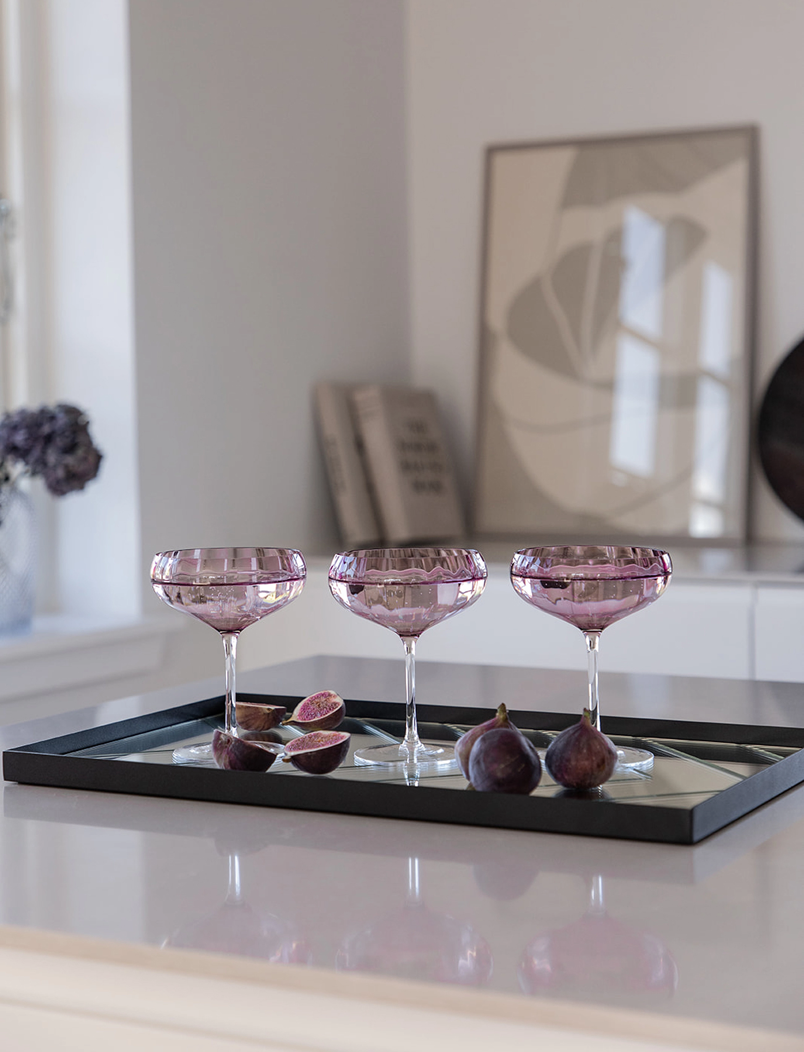 Specktrum - Meadow Cocktail Glass - 6 pack - verres à cocktail & à martini - plum - 4