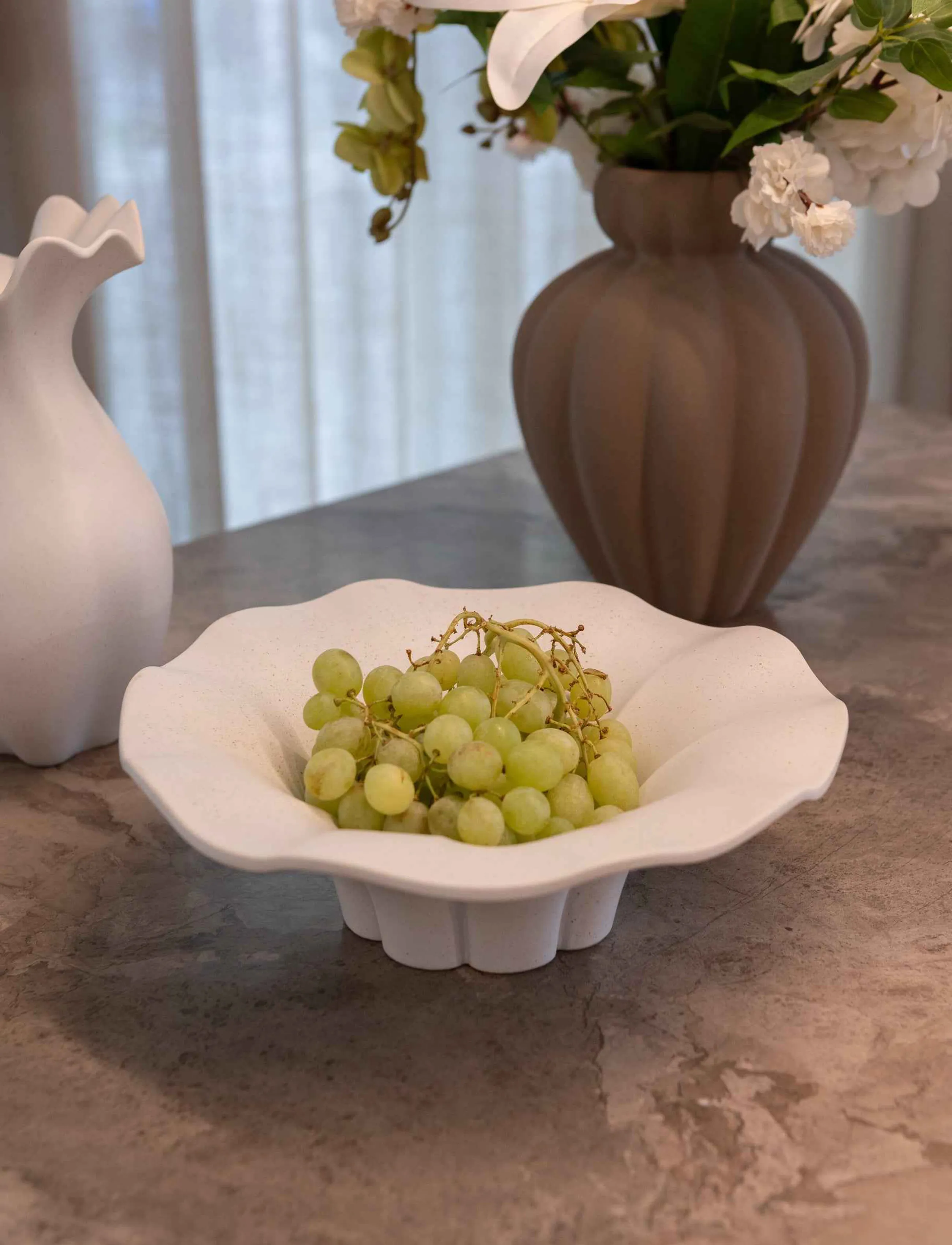 Specktrum Nellie Bowl, One Size, Bowls & Serving Dishes, Weiß - Fruit Bowls, Homeware
