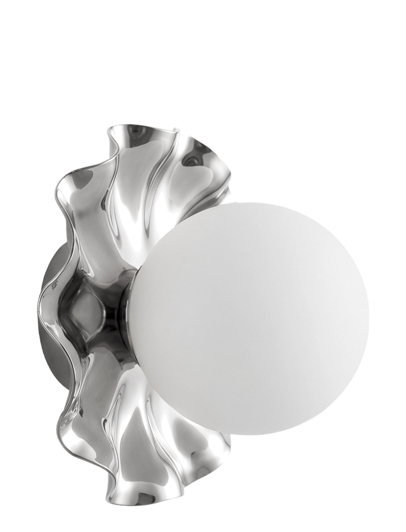 Specktrum Lea lampe - Belysning - CHROME / OPAL GLASS / silver