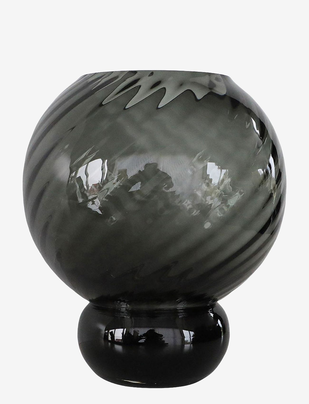 Specktrum - Meadow Swirl Vase - Small - store vaser - grey - 0
