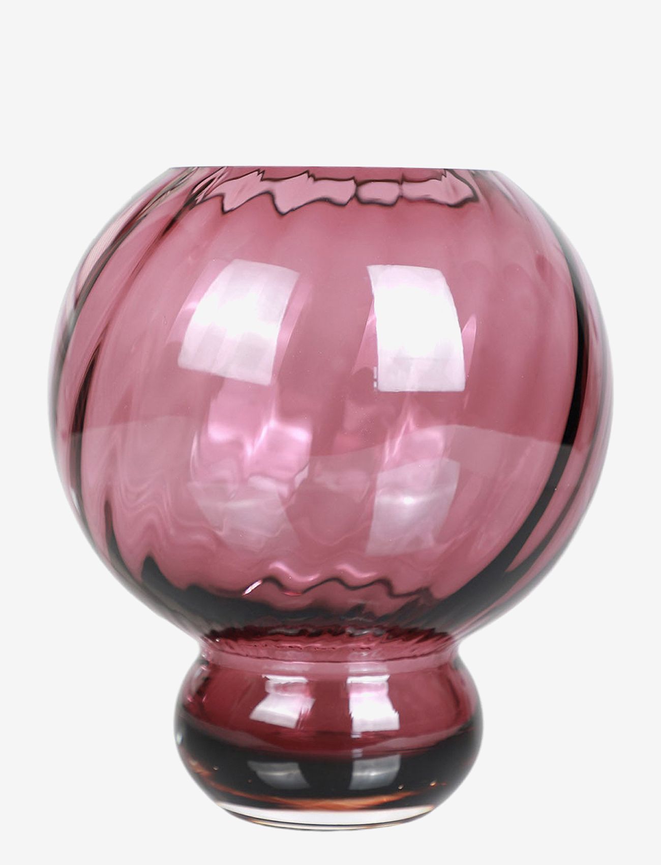 Specktrum - Meadow Swirl Vase - Small - große vasen - plum - 0