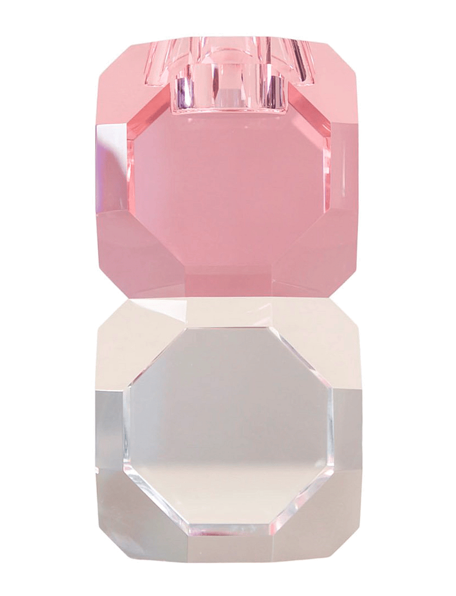 Specktrum - Sky Candle holder - teelichthalter - pink/clear - 1