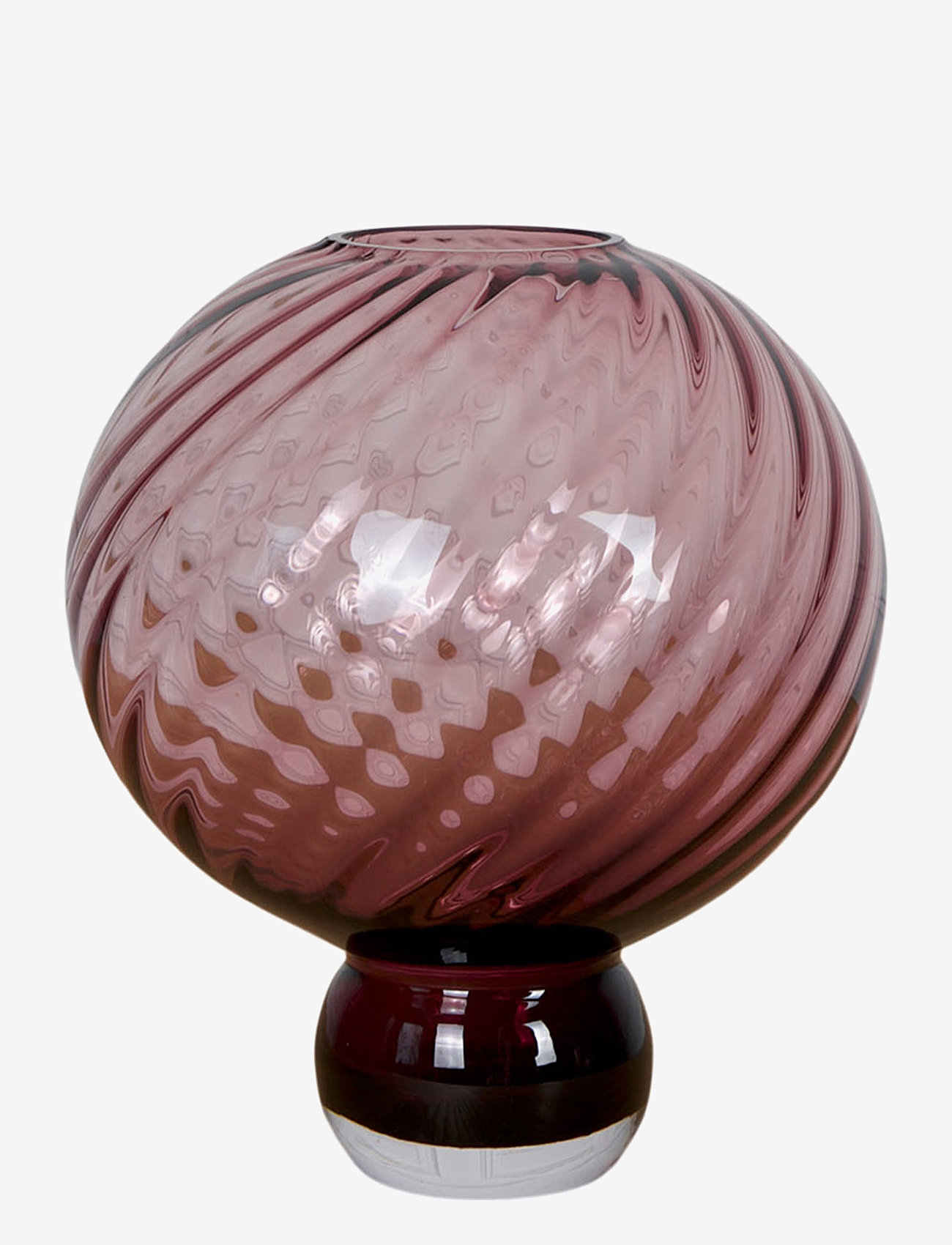 Specktrum - Meadow Swirl vase - store vaser - plum - 0
