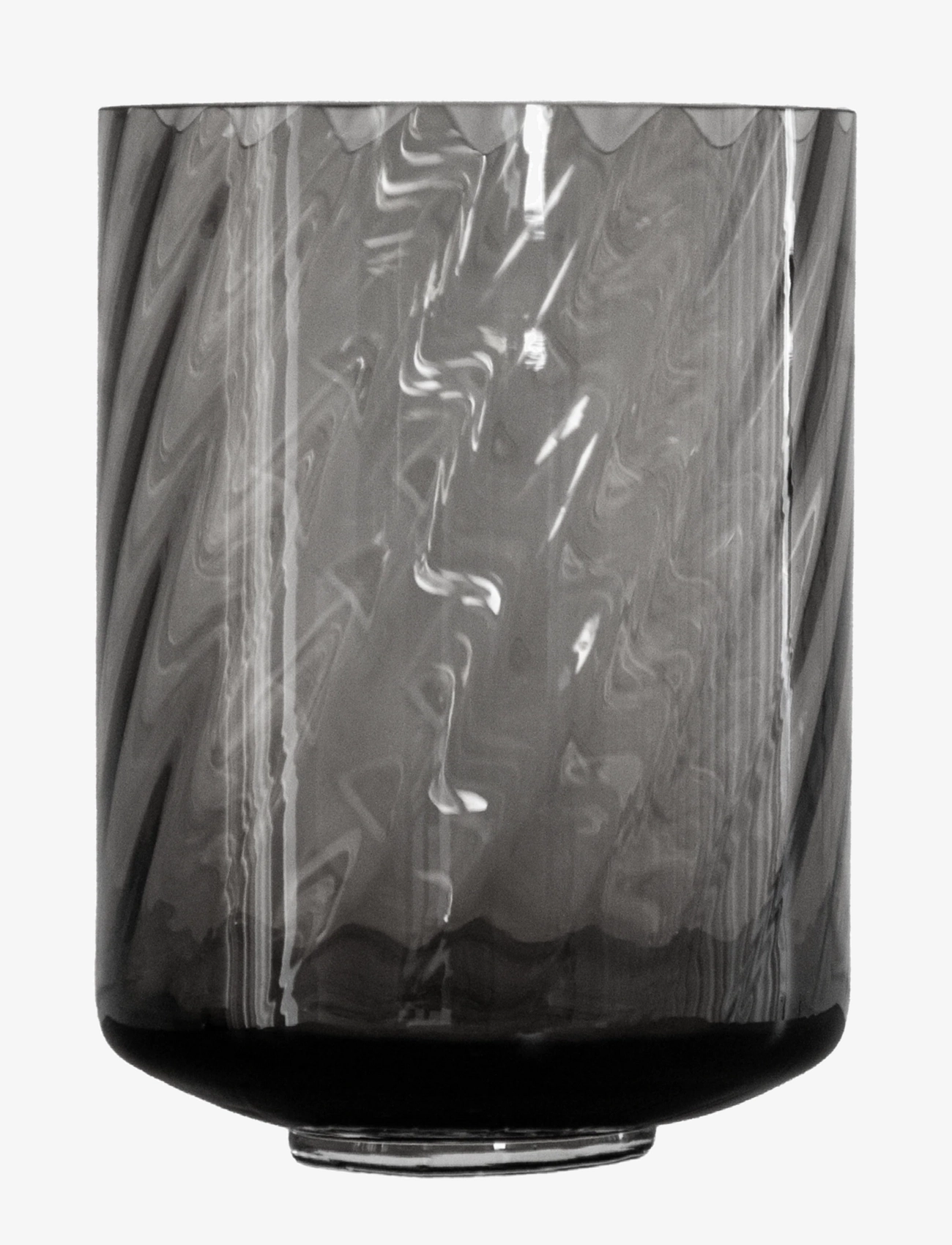 Specktrum Meadow swirl cylinder vase w. foot - Under 300 kr - GREY / grey