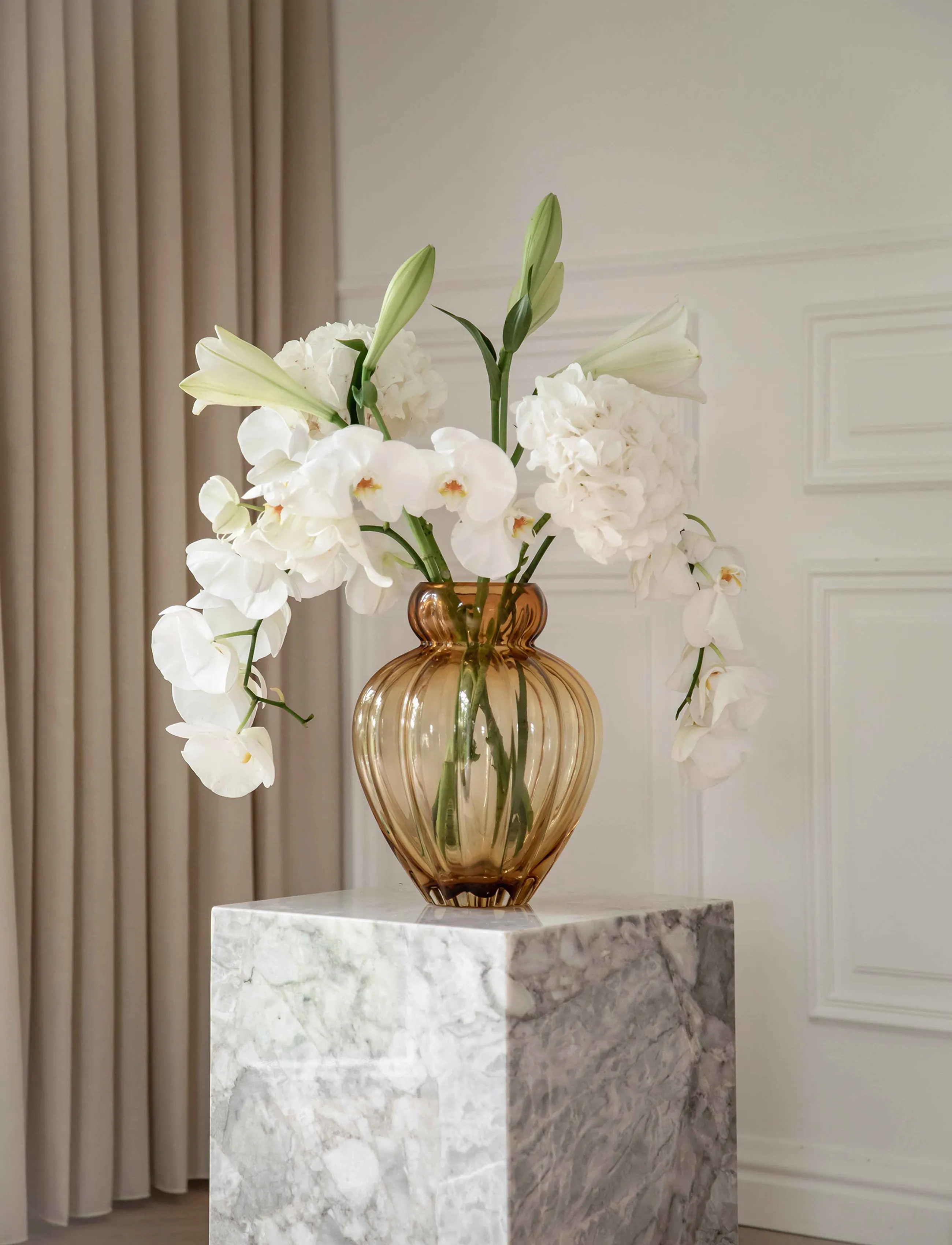 Specktrum Audrey Vase, L, Vases, Orange - Other Homeware