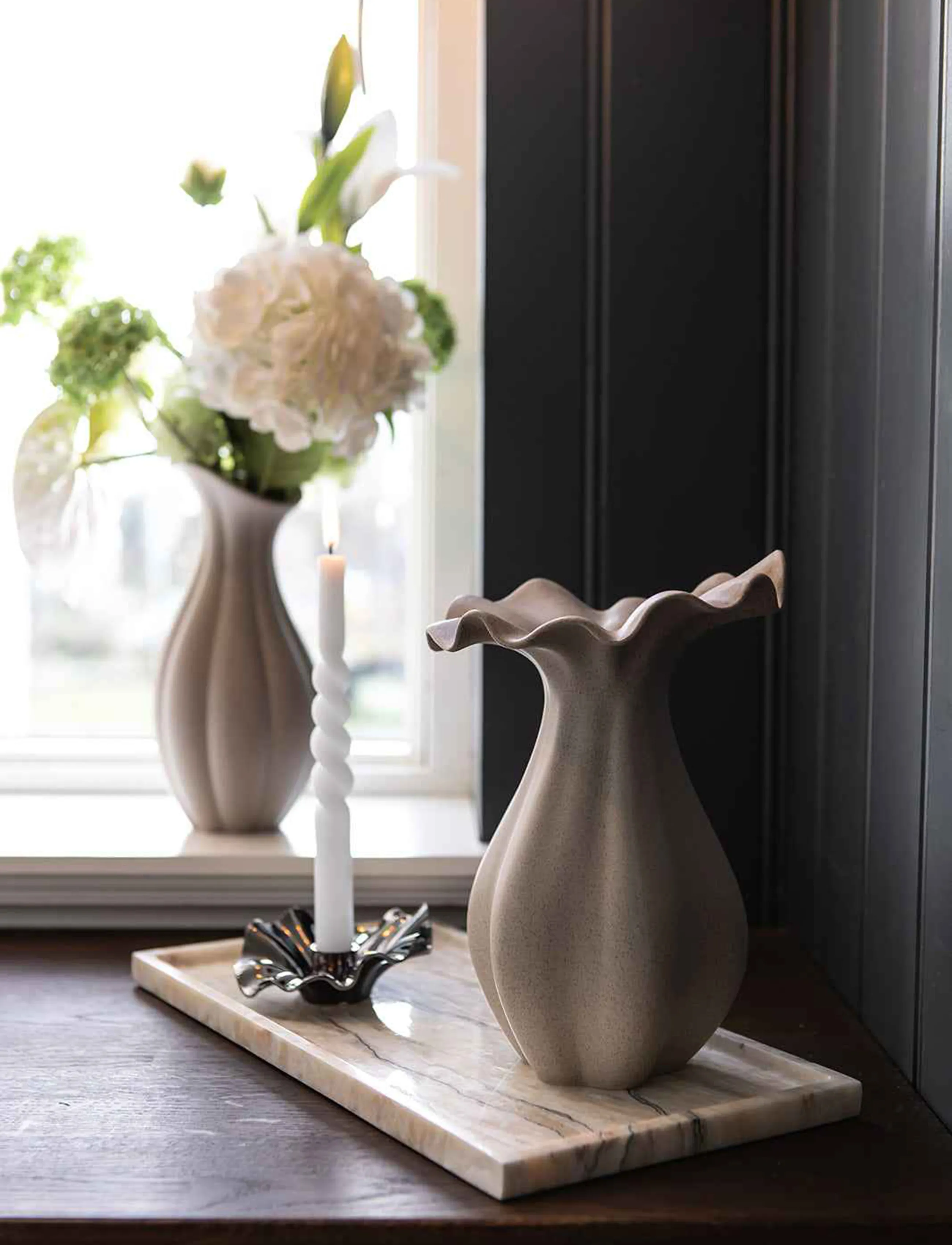 Specktrum - Nellie vase - vaser - sand. - 2