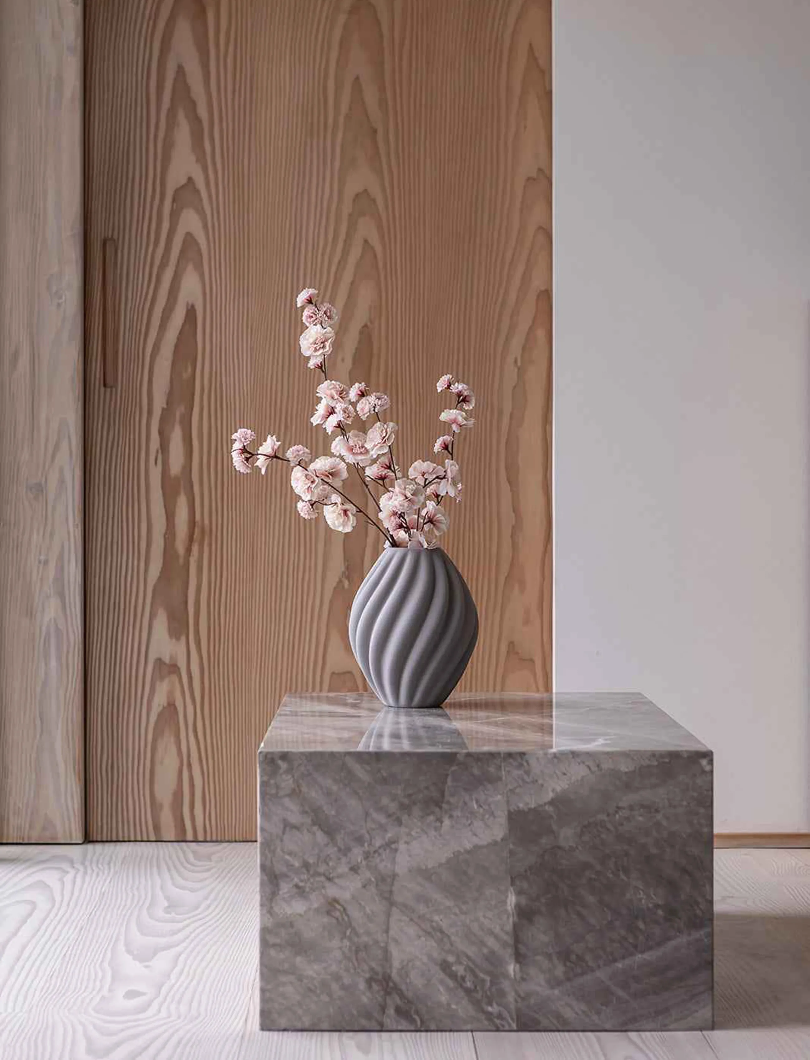 Specktrum Flora Vase, L, Vases, Grau - Other Homeware