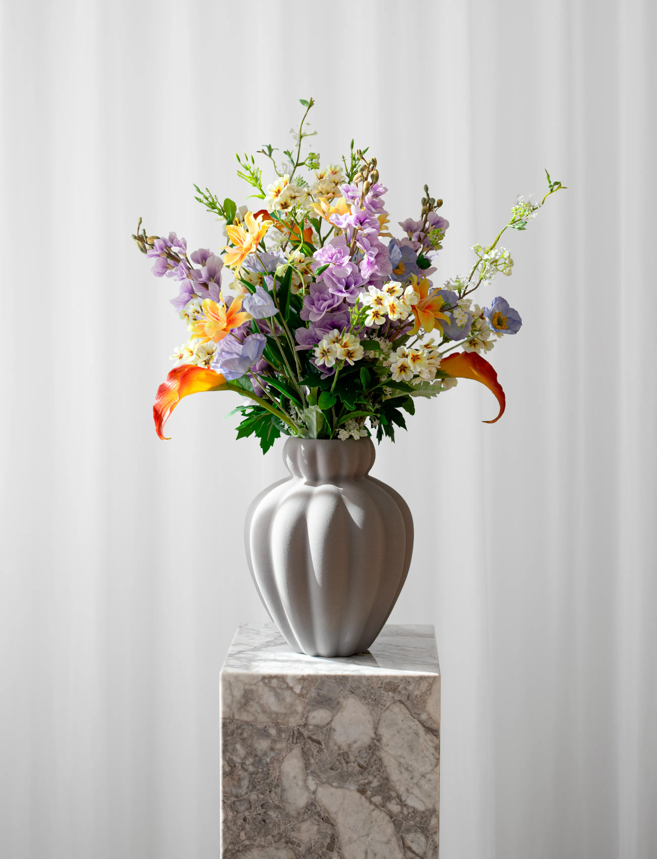 Specktrum Penelope Vase, L, Vases, Grau - Other Homeware