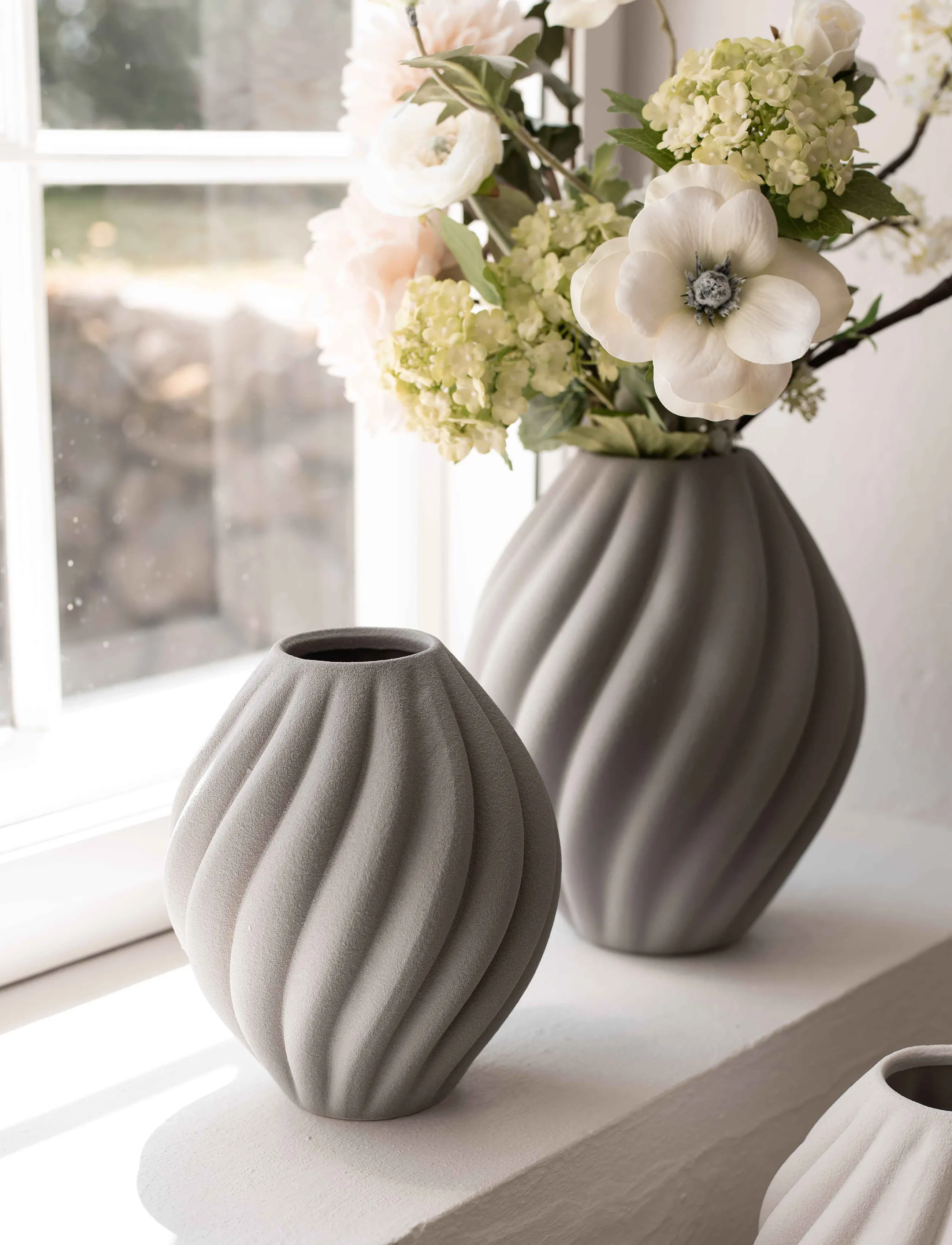 Specktrum Flora Vase, S, Grey, Vases > Other Vases, Unisex