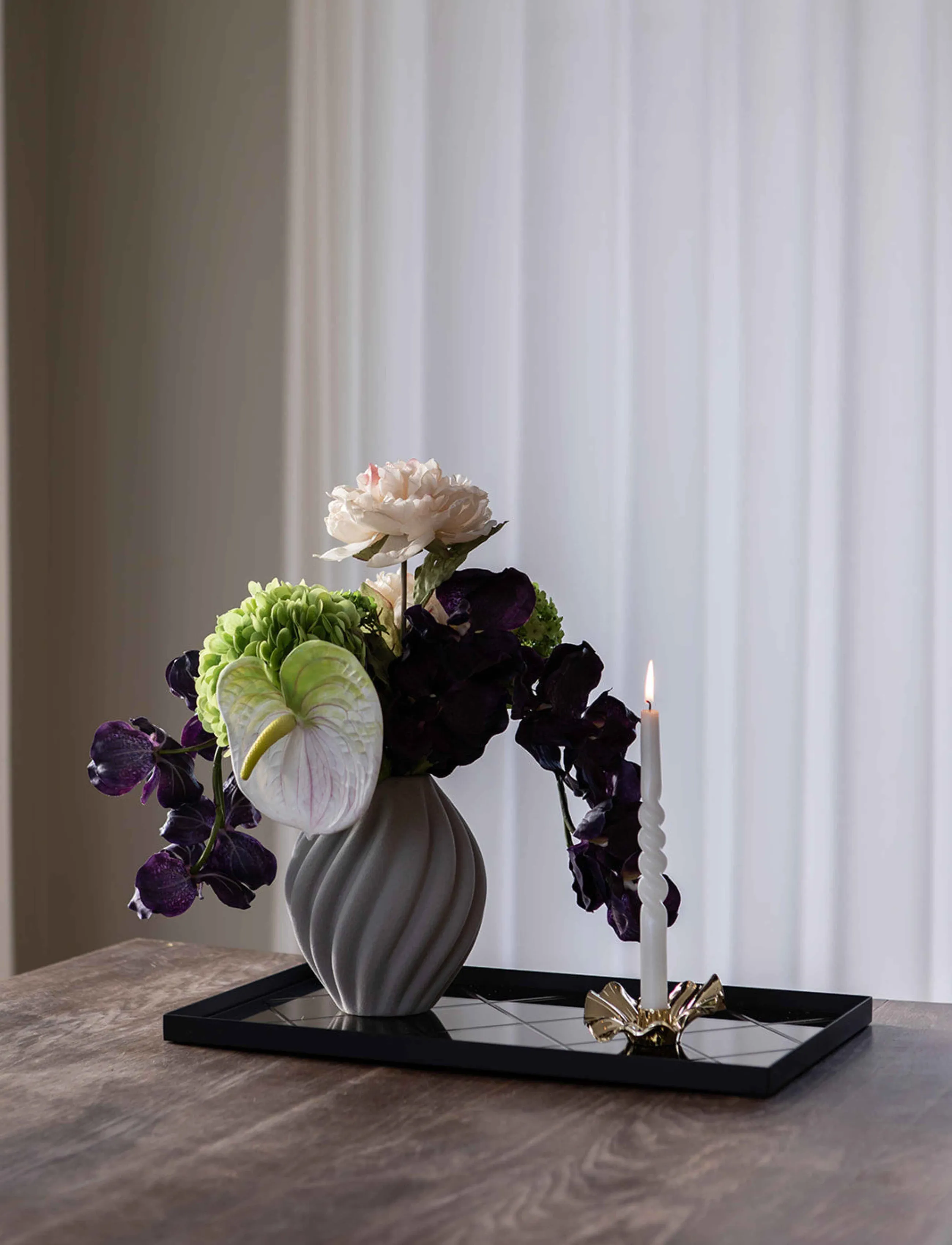 Specktrum - Flora vase - vaser - grey - 2