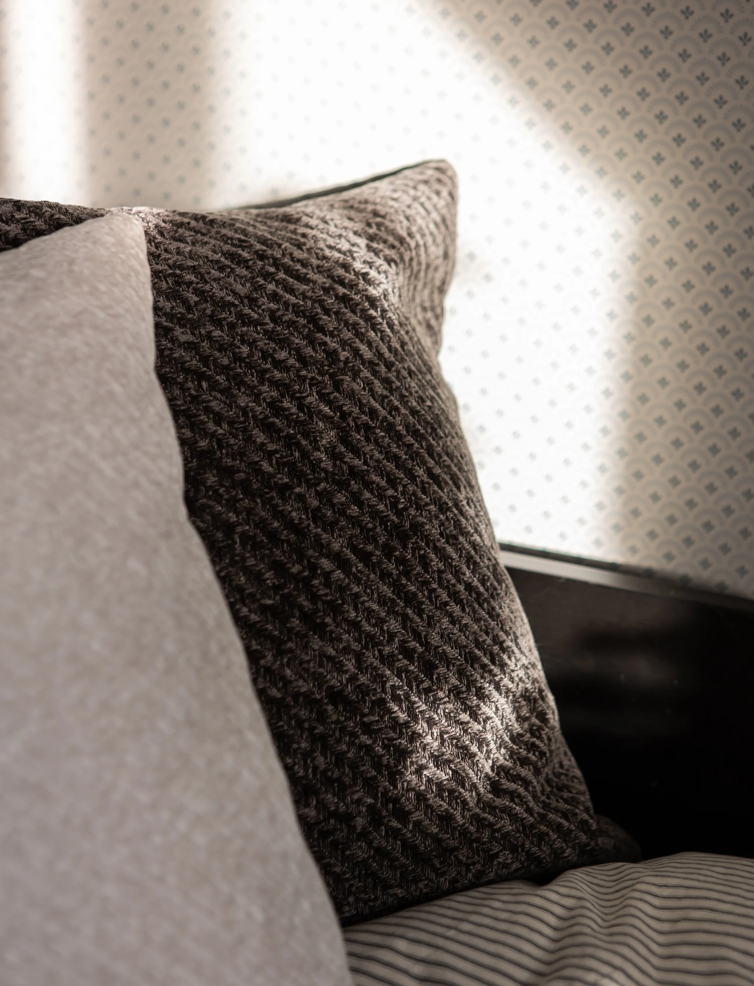 Specktrum - Herringbone pillow - stone - 3