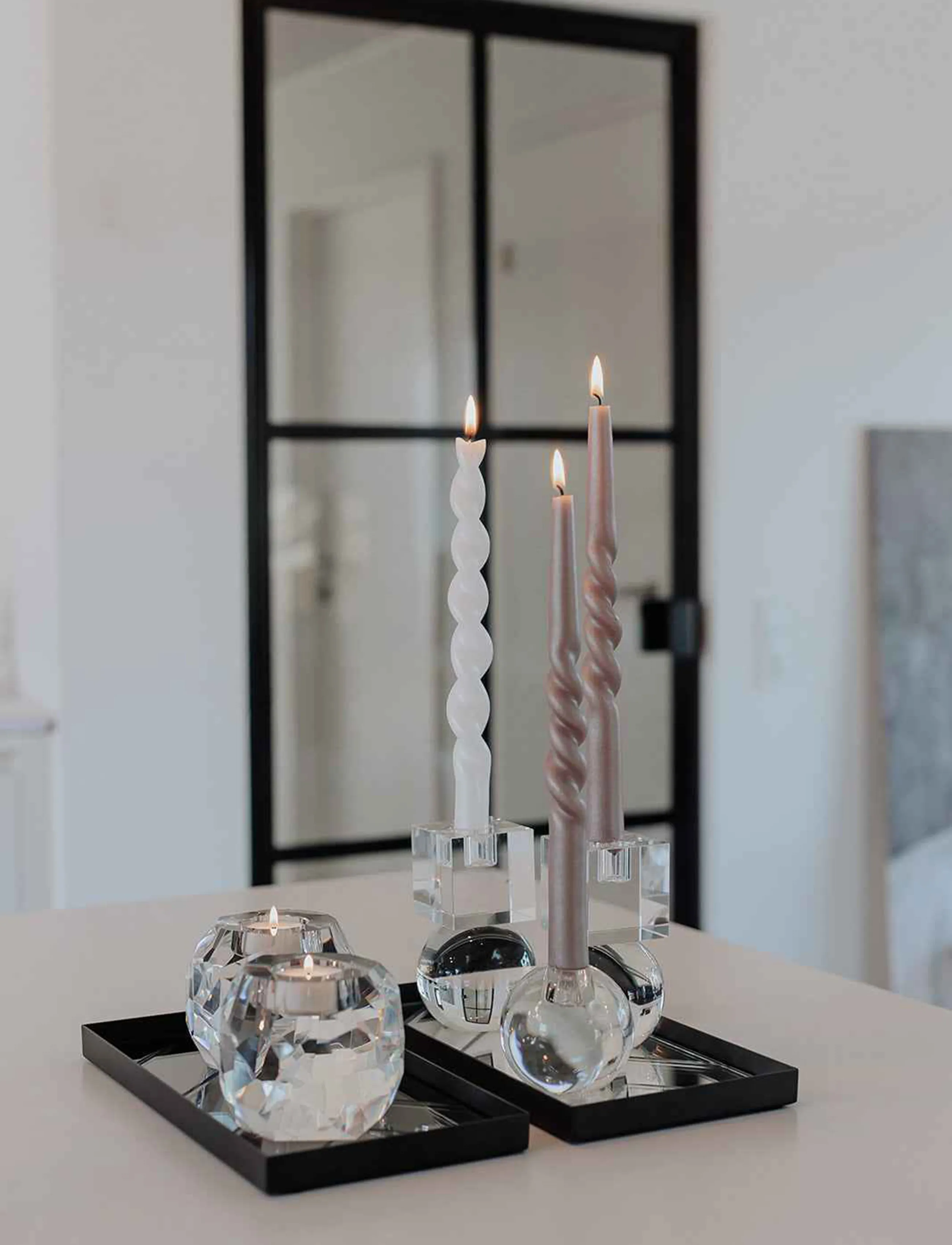 Specktrum - The Pearl Candle Collection - pikad küünlad - white pearl - 2