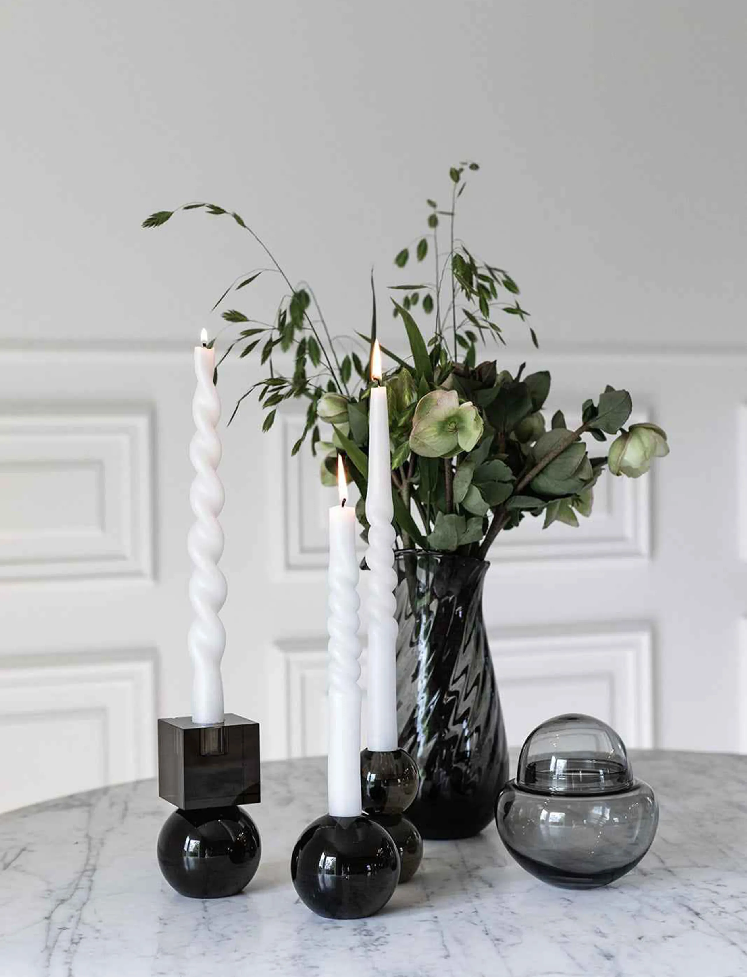 Specktrum - The Pearl Candle Collection - pikad küünlad - white pearl - 3