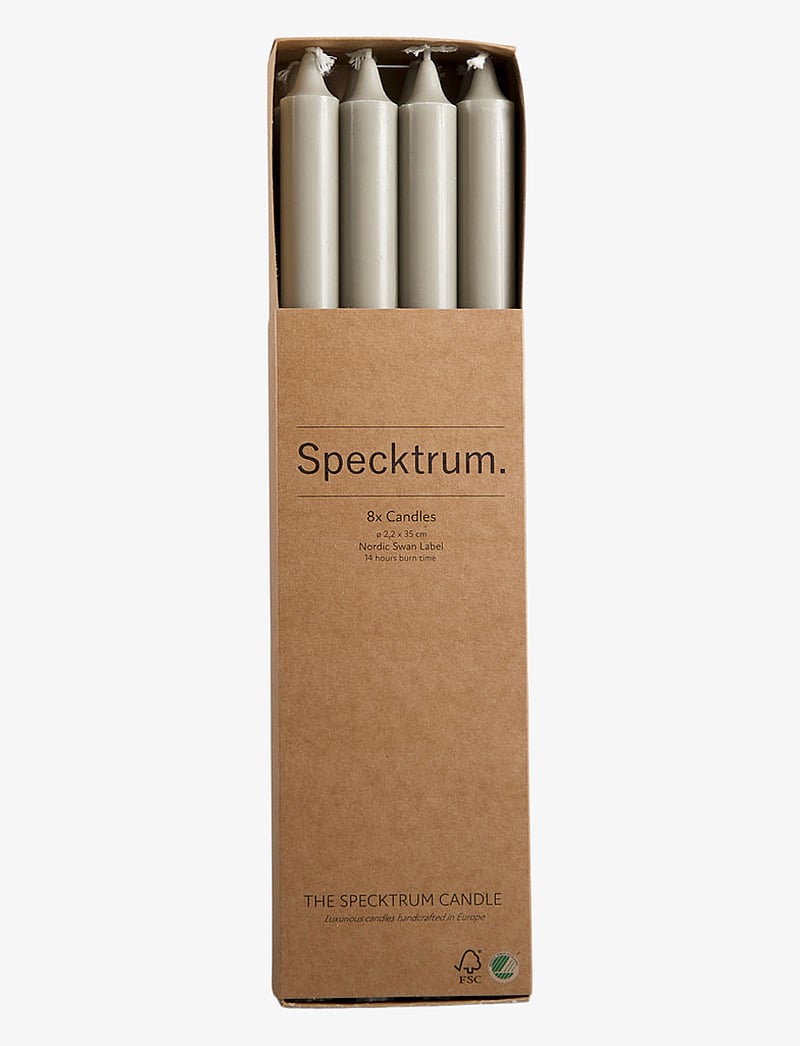 Specktrum - The Extravagant Candle - pikad küünlad - thunder grey - 0