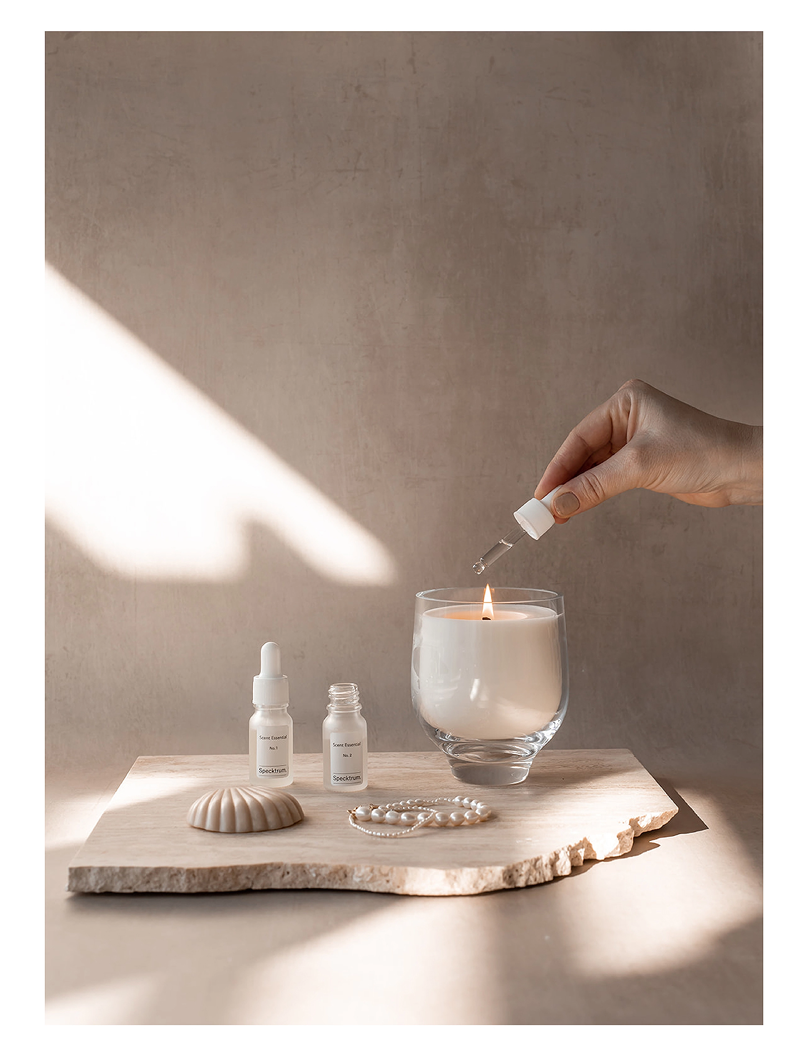 Specktrum The Specktrum Scent, H:10.5 cm, Nude, Hjem > Duftlys, Dame